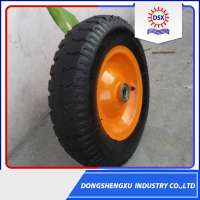 China Supplier 4 Inch Solid Rubber Wheel